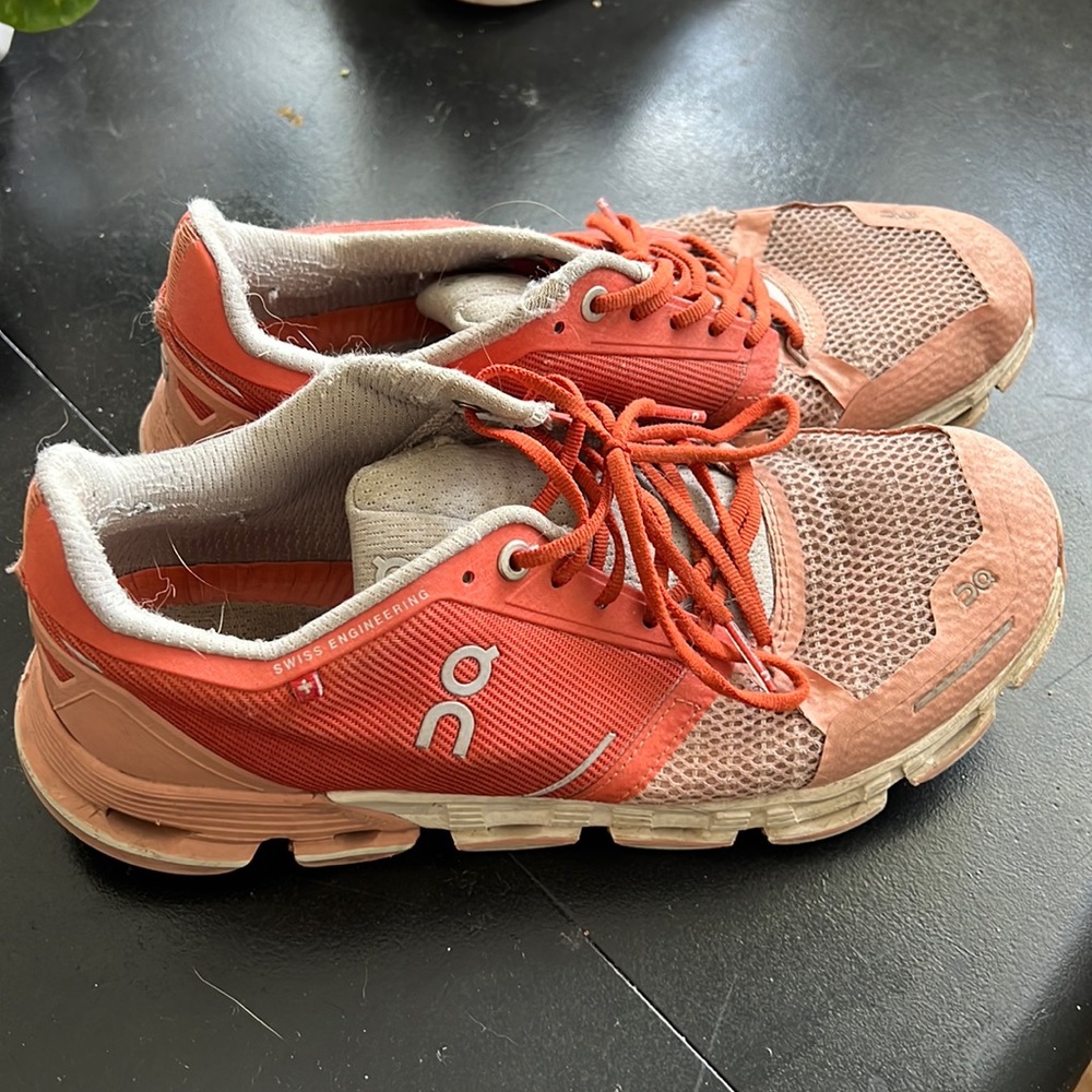 On cloud shoes